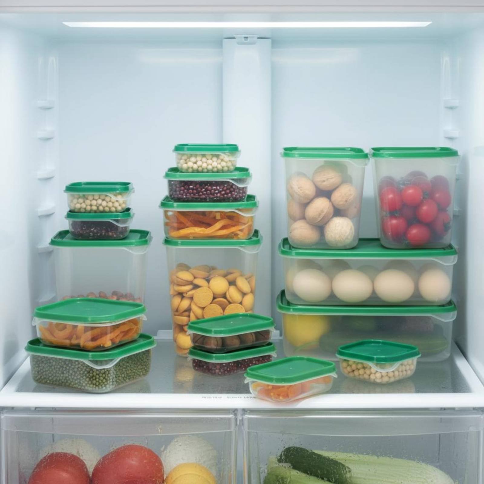 Food Storage Container - Juego de 17 Recipientes para Refrigerador,
