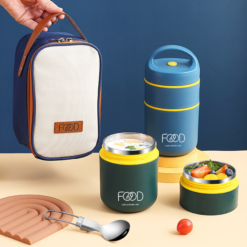 Food Storage Thermos - Fiambrera aislante de acero inoxidable de