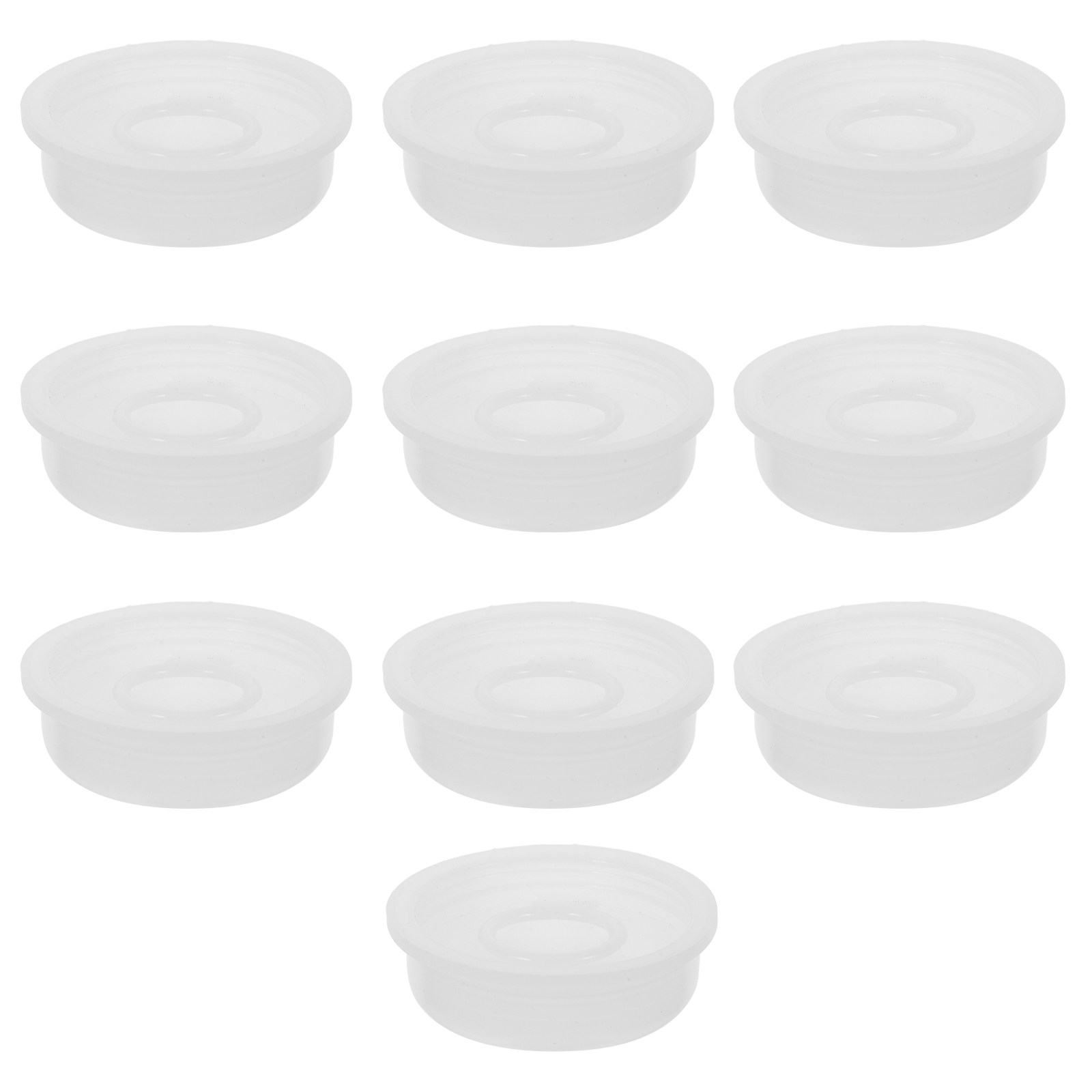 Food Storage Pet - 10 Tapas de Plástico para Contenedores