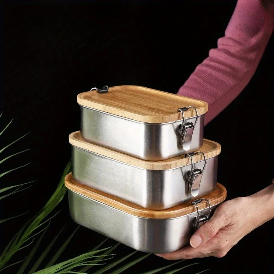 Food Storage Box Stainless Steel - Nueva Lonchera de Acero Inoxidable 304