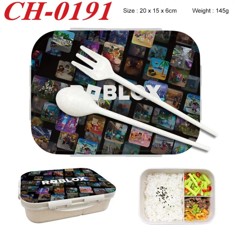 Food Storage Container - Lonchera Bento de Roblox con Figura