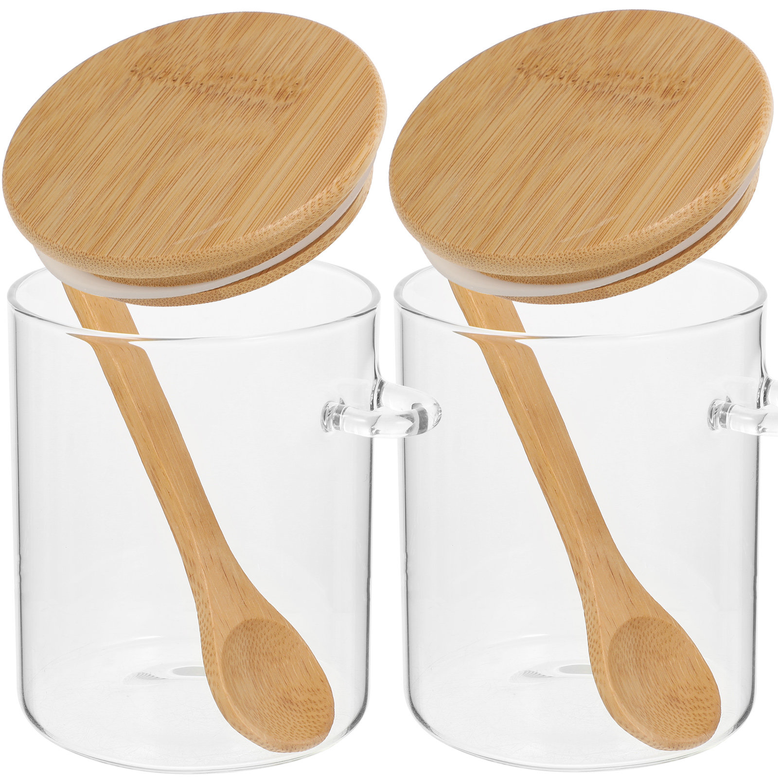 Food Storage Container - 2 recipientes transparentes para almacenamiento de