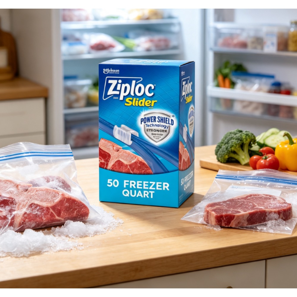 Food Storage Ziploc - Bolsas para Congelador con Cierre Hermético