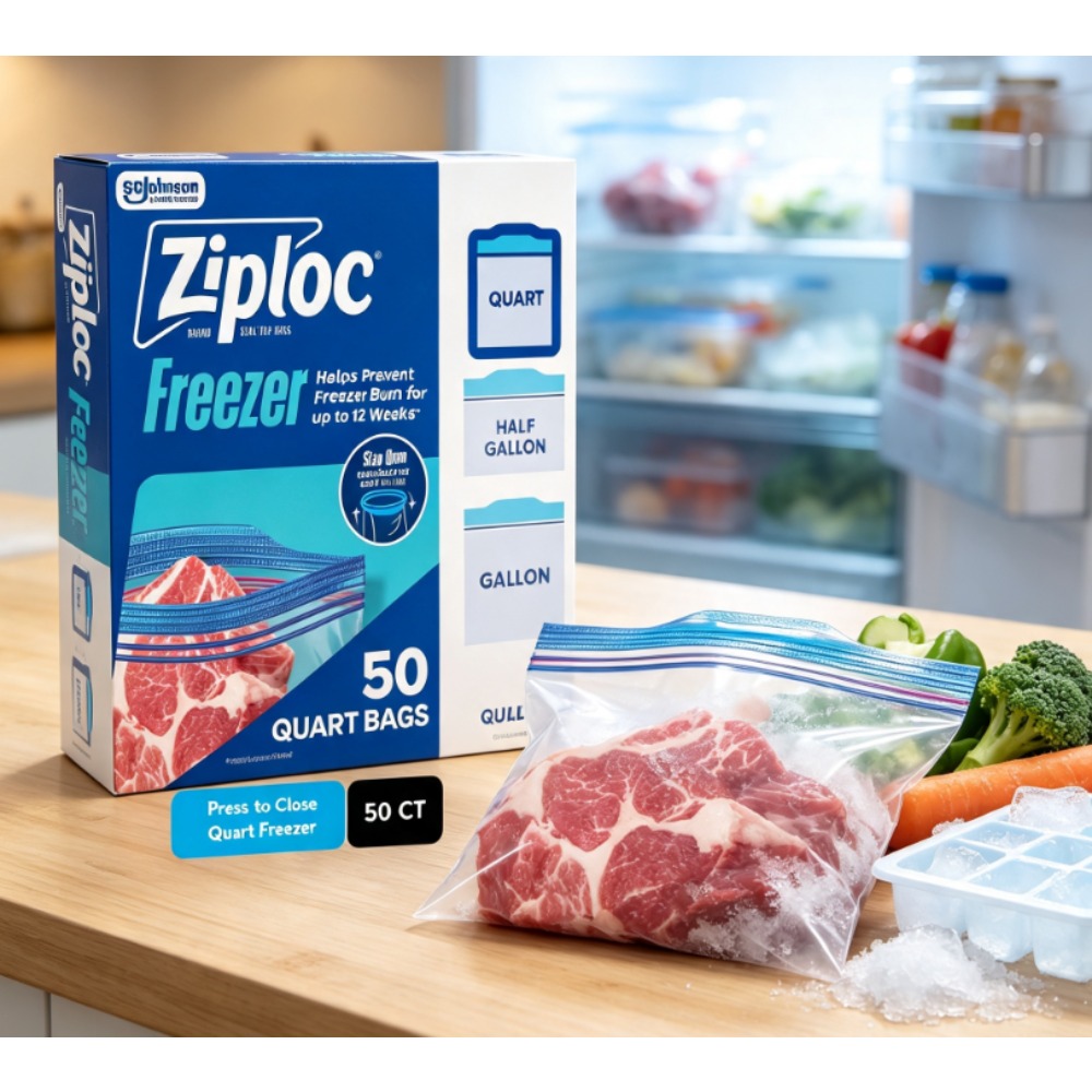 Food Storage Ziploc - Bolsas de Almacenamiento de Alimentos para