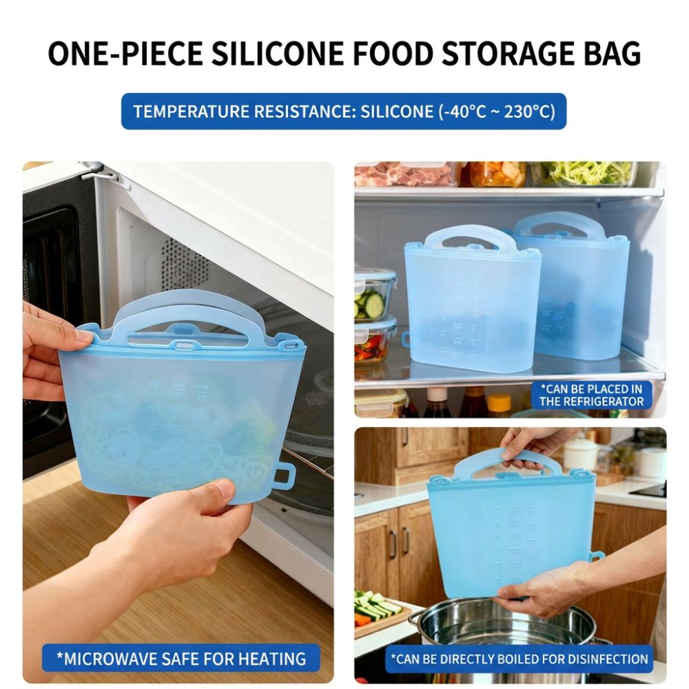 Food Storage Ziploc - Bolsas de Almacenamiento de Alimentos de