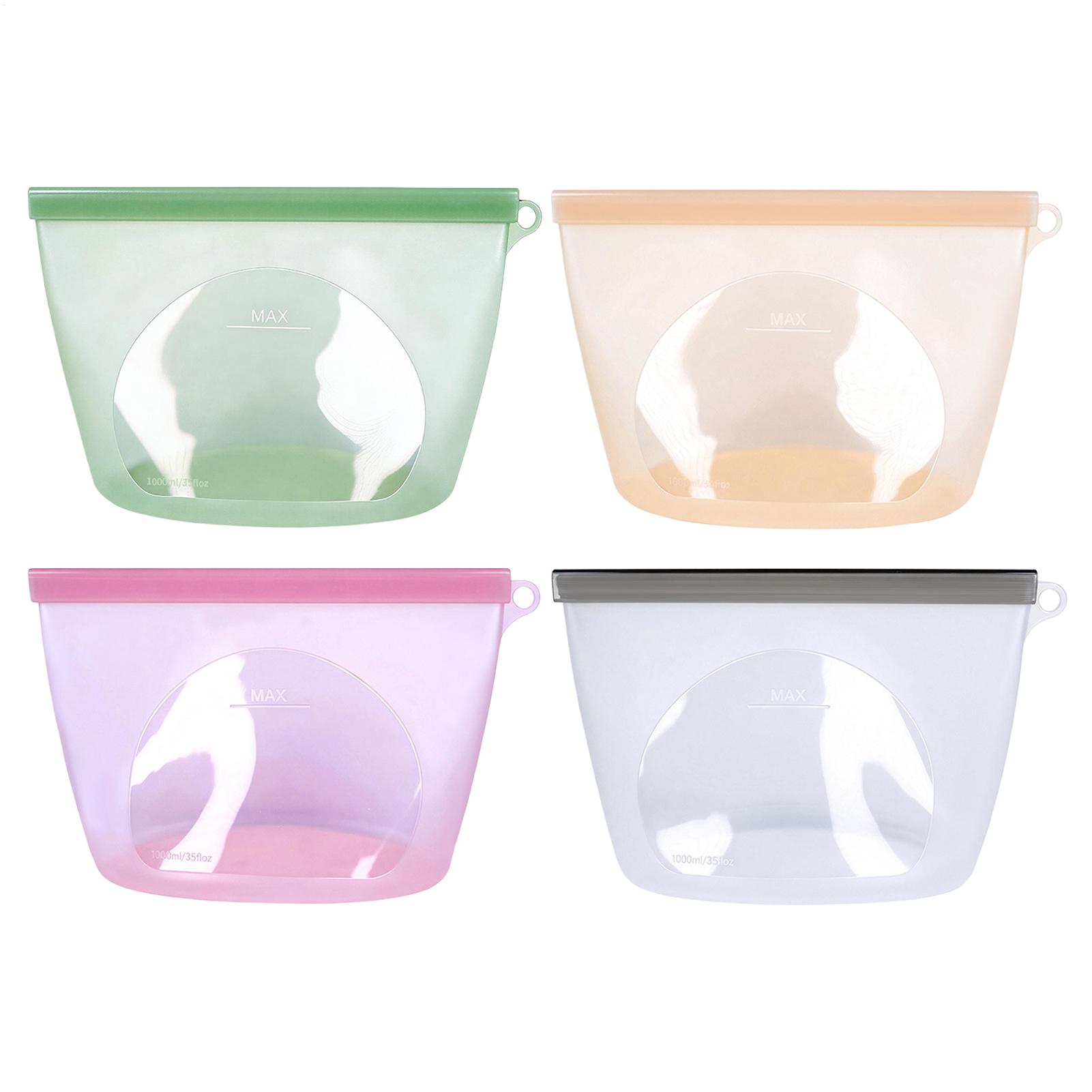 Food Storage Ziploc - Bolsas de silicona para almacenamiento de