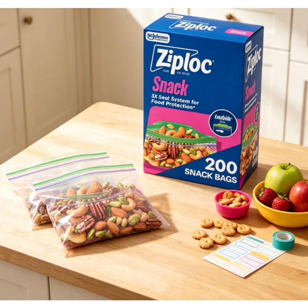 Ziploc ®   Bolsas para Snacks  - Food Storage Ziploc reseña y precio