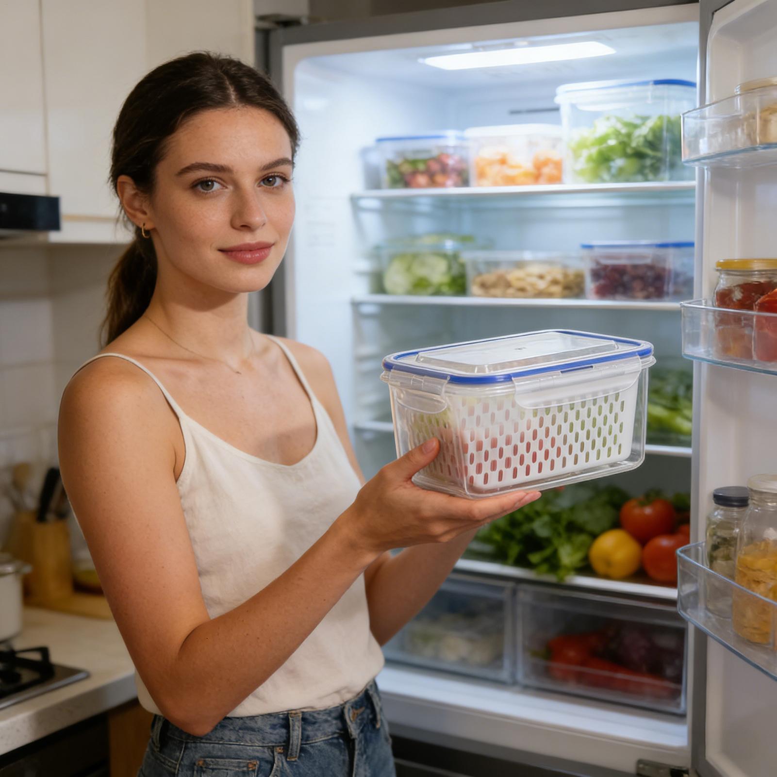 Contenedor de Almacenamiento d - Food Storage Container reseña y precio