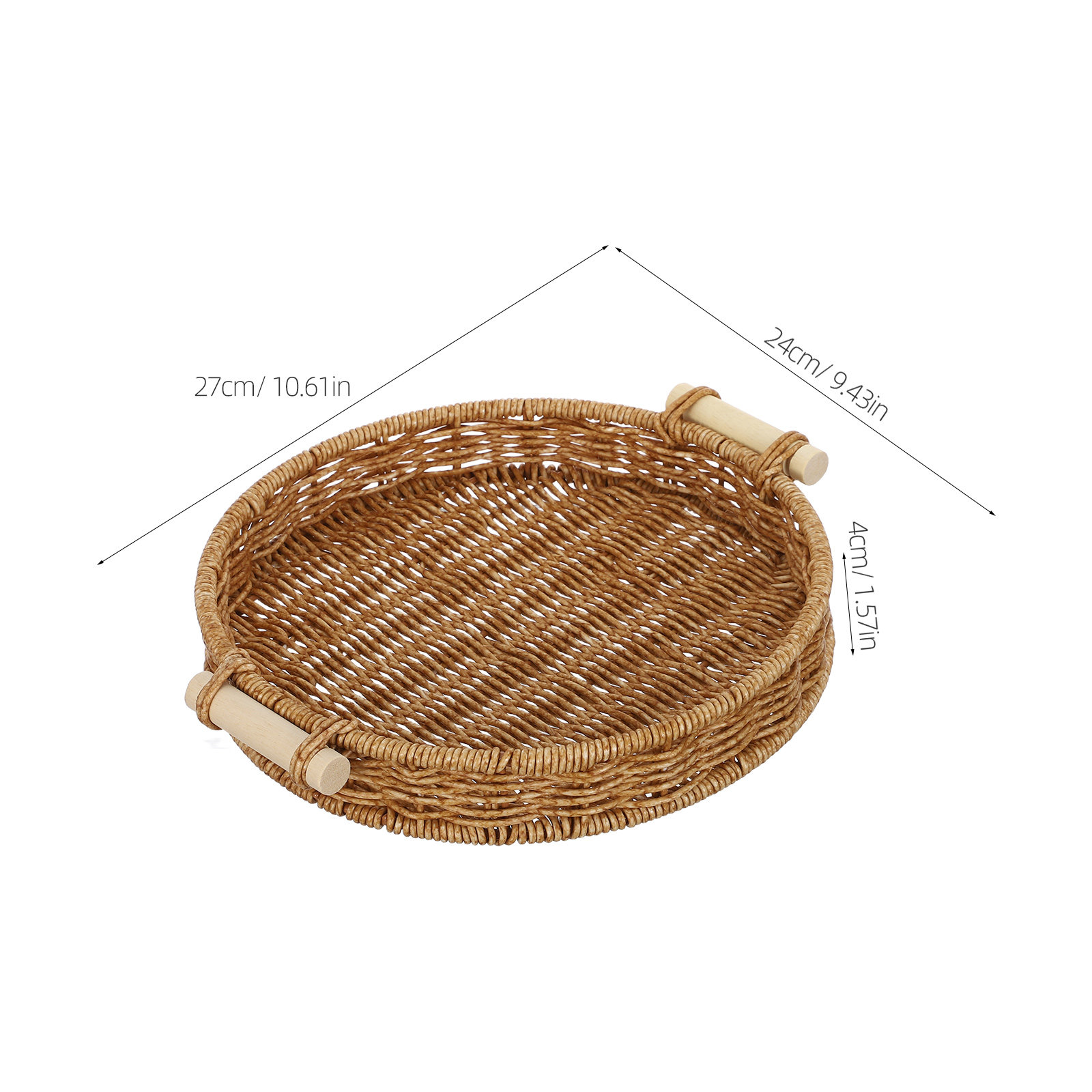 Cesta de pan de imitación de r - Storage Food Tray reseña y precio