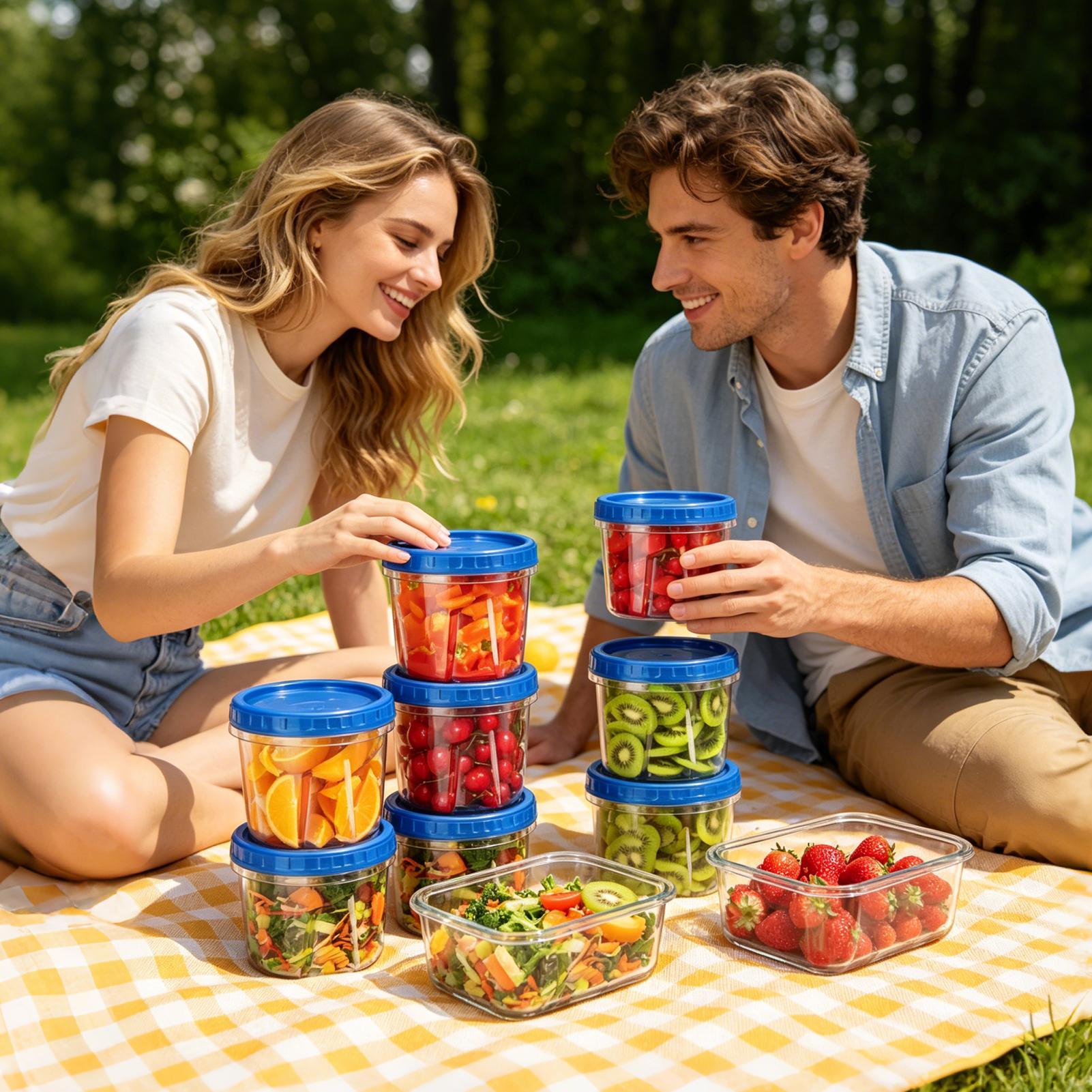 Contenedores para congelador p - Food Storage Container reseña y precio