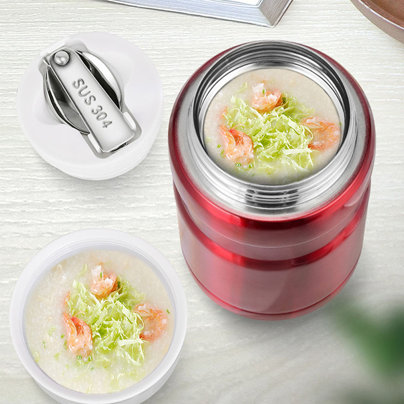 Recipiente de comida de acero  - Food Storage Thermos reseña y precio