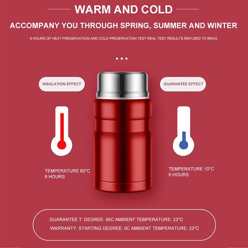 Recipiente de comida de acero  - Food Storage Thermos reseña y precio
