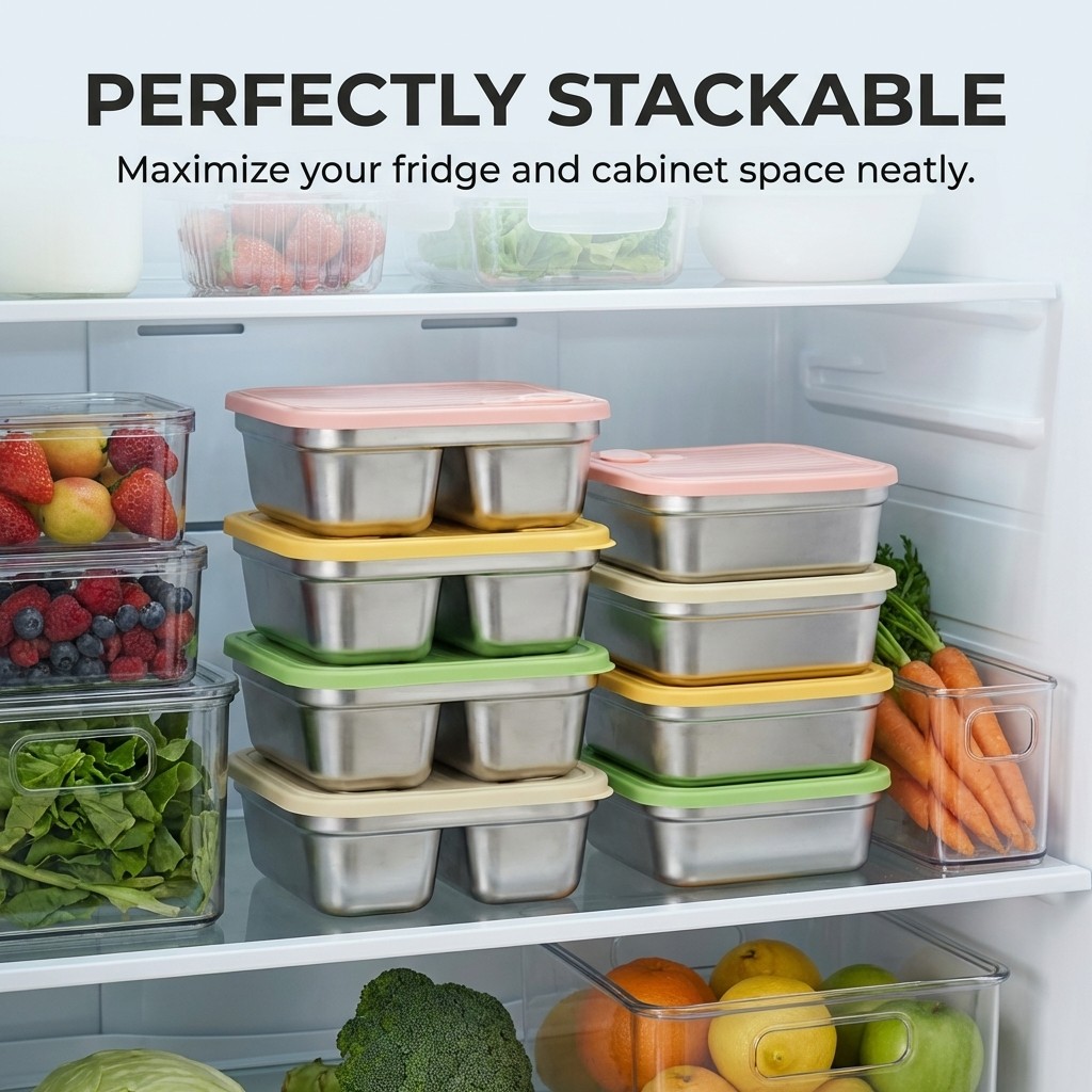 Contenedor Apilable para Almac - Food Storage Large reseña y precio