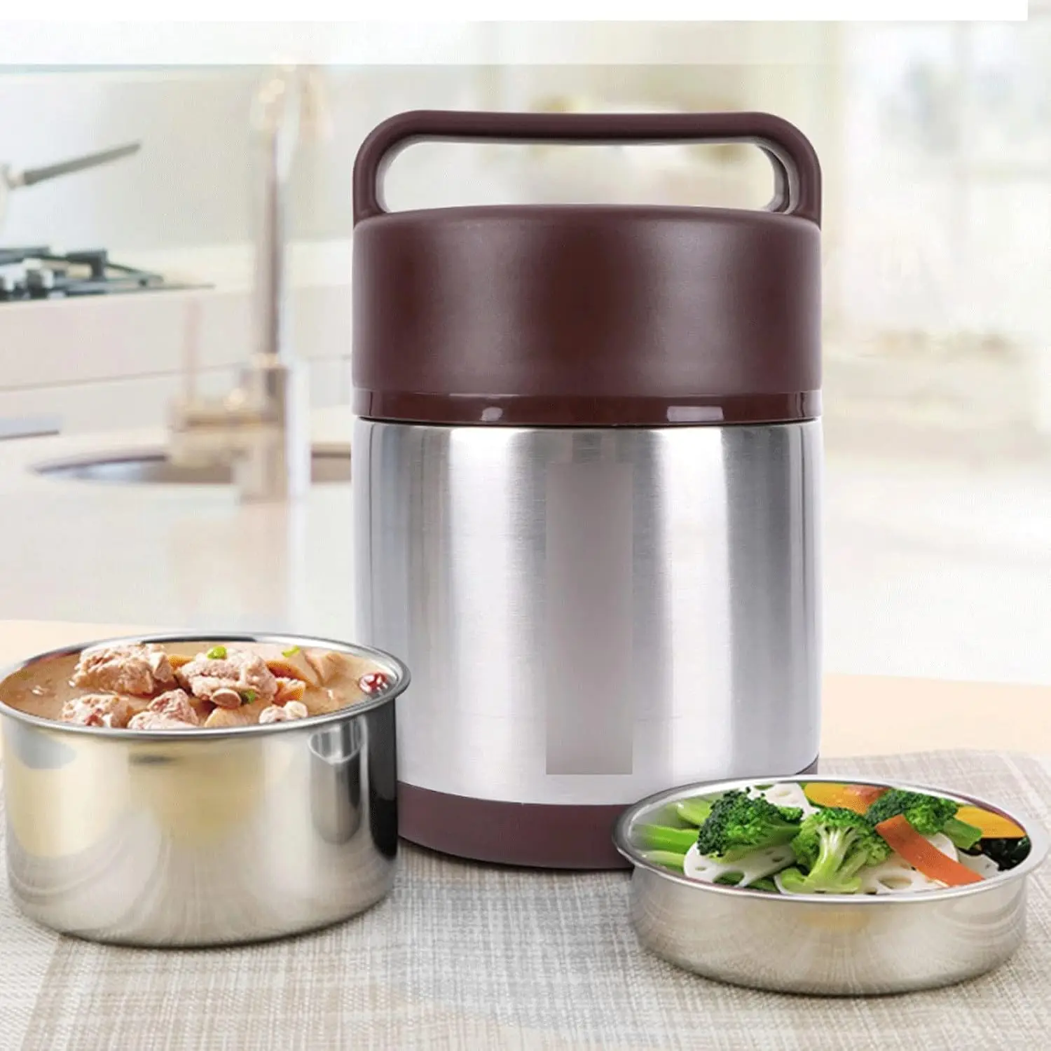 Lonchera Bento para Adultos, G - Food Storage Box Stainless Steel reseña y precio