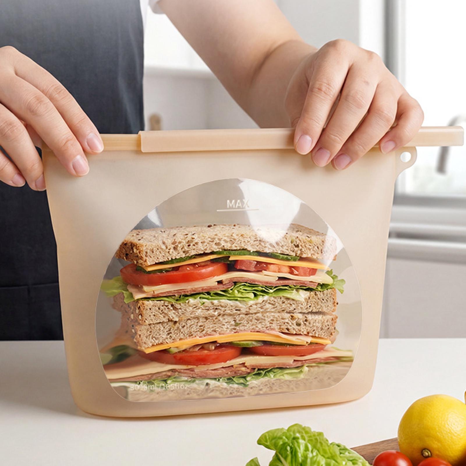 Bolsas de silicona para almace - Food Storage Ziploc reseña y precio