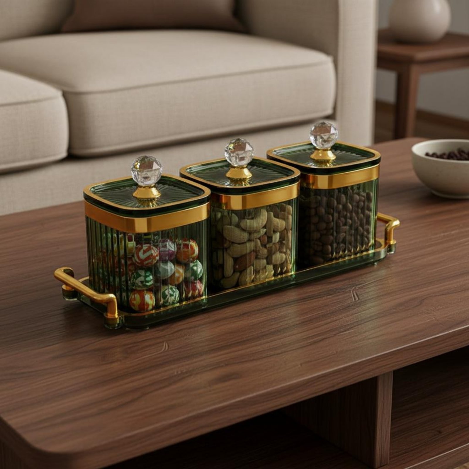Juego de Recipientes Decorativ - Storage Food Tray reseña y precio