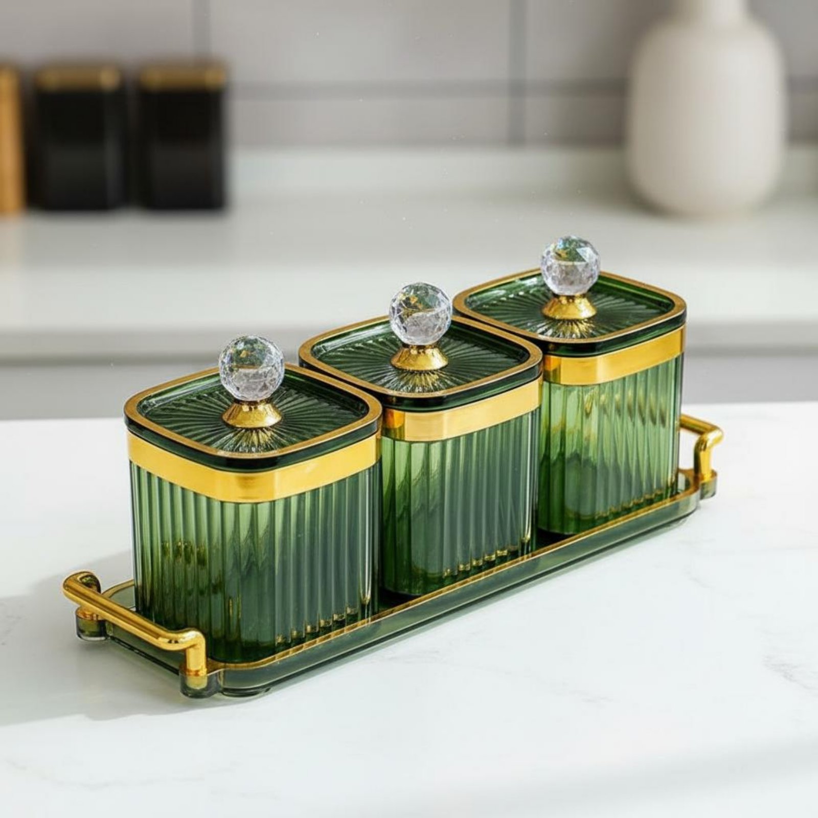 Juego de Recipientes Decorativ - Storage Food Tray reseña y precio
