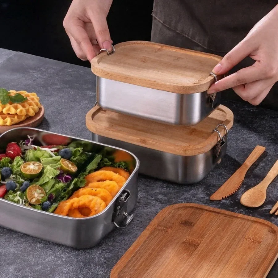 Nueva Lonchera de Acero Inoxid - Food Storage Box Stainless Steel reseña y precio