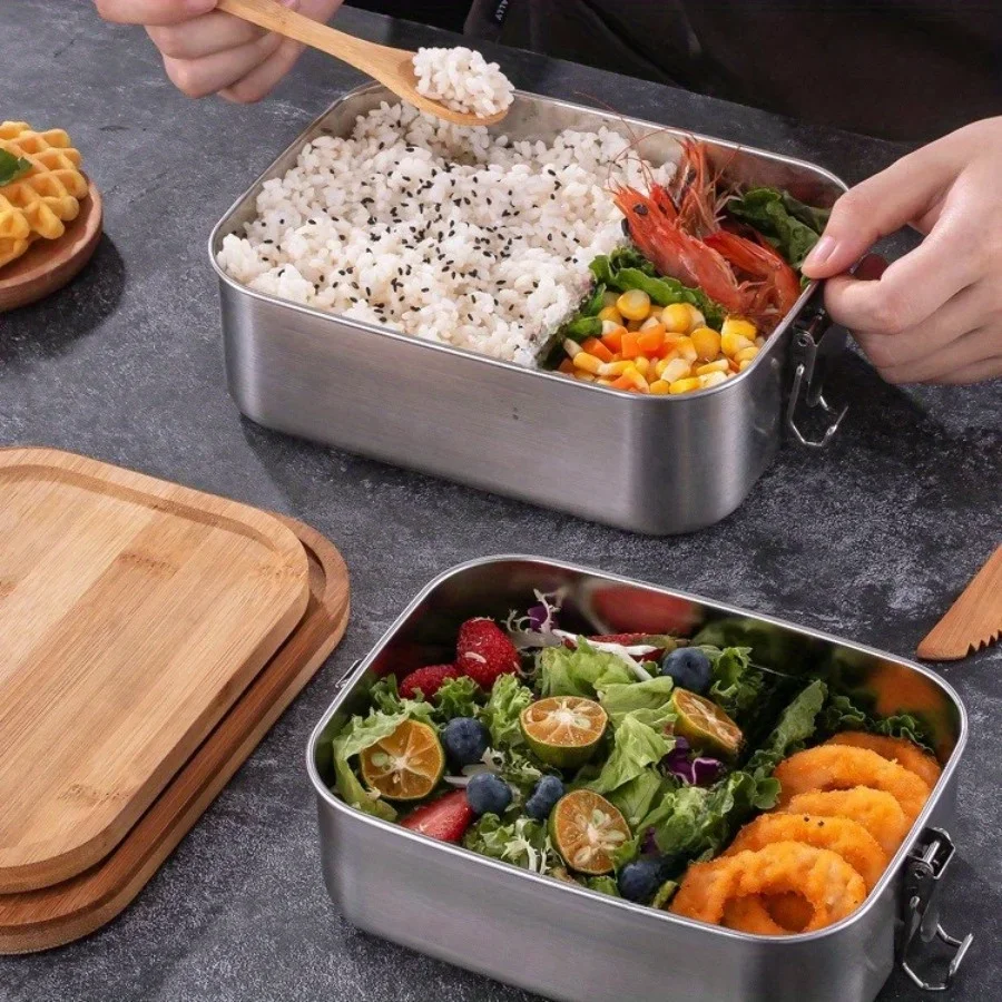 Nueva Lonchera de Acero Inoxid - Food Storage Box Stainless Steel reseña y precio