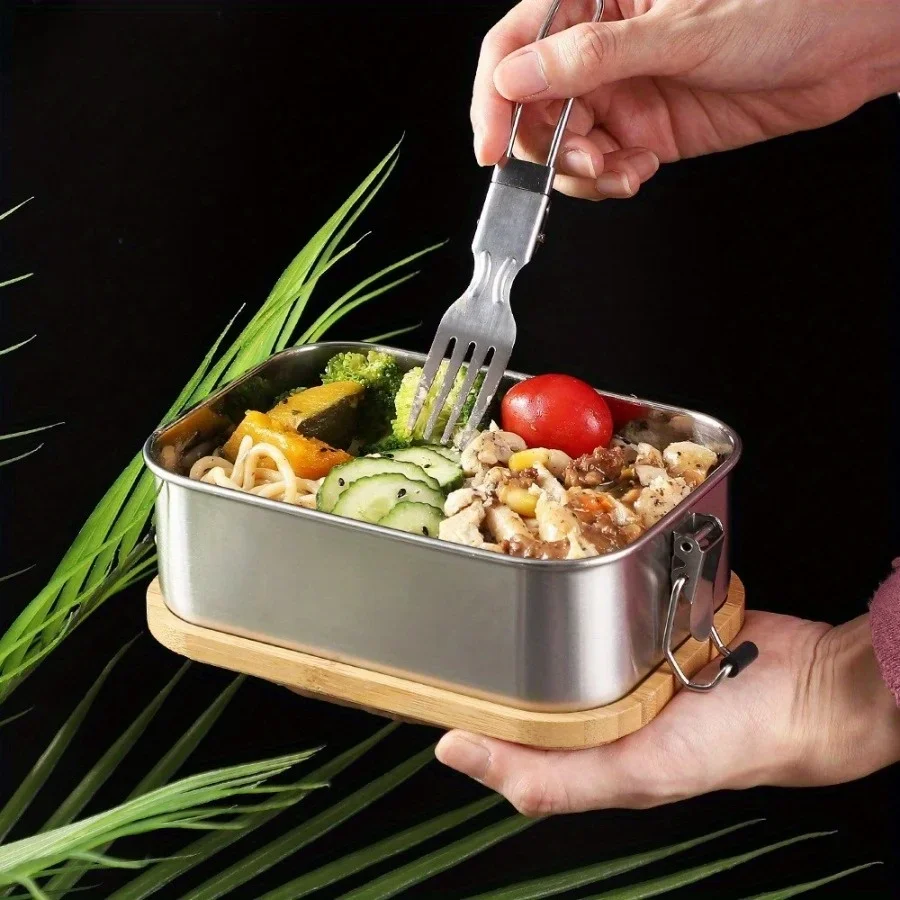 Nueva Lonchera de Acero Inoxid - Food Storage Box Stainless Steel reseña y precio