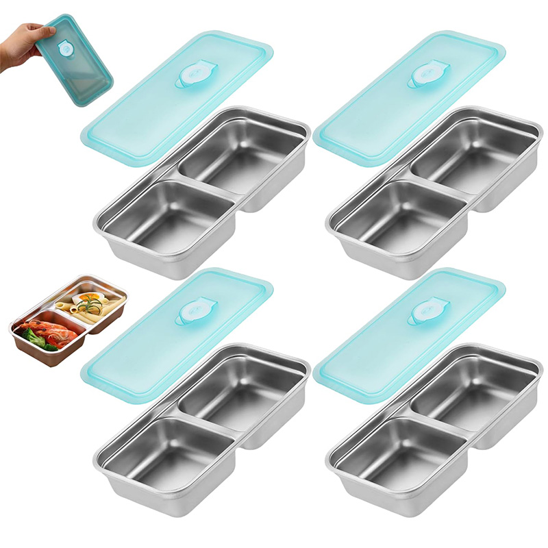 Caja portátil de acero inoxida - Food Storage Box Stainless Steel reseña y precio