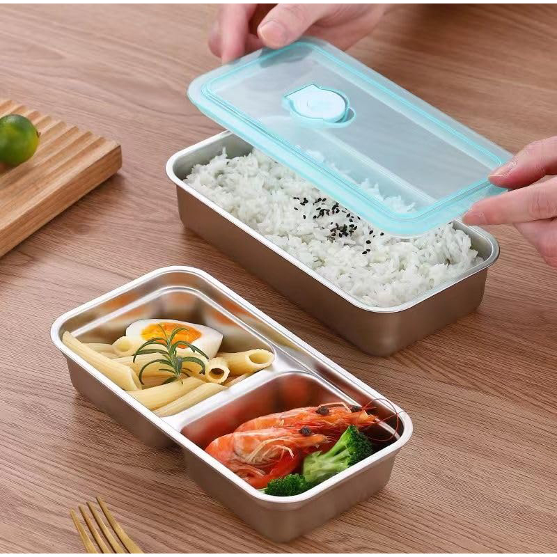 Caja portátil de acero inoxida - Food Storage Box Stainless Steel reseña y precio