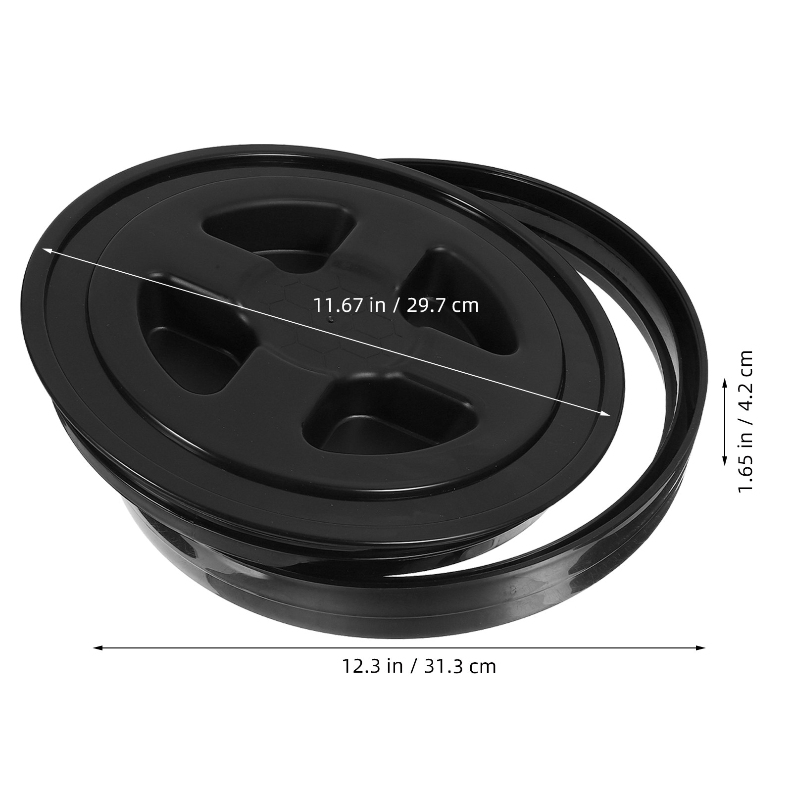 2 piezas de tapas de cubo con  - Food Storage Pet reseña y precio