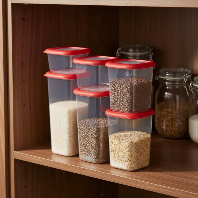 Juego de 6 Recipientes Herméti - Food Storage Container reseña y precio