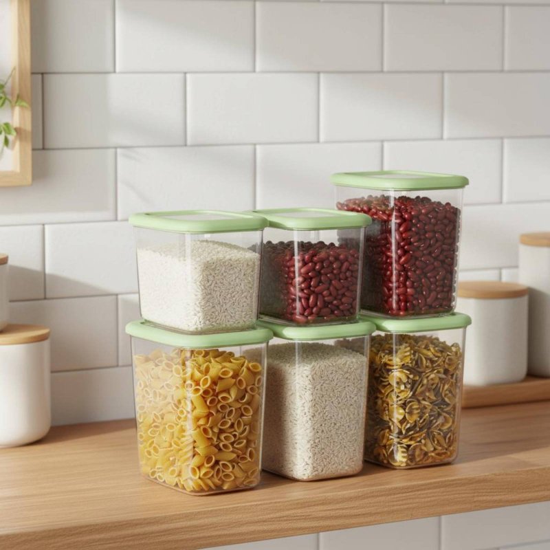 Juego de 6 Recipientes Herméti - Food Storage Container reseña y precio