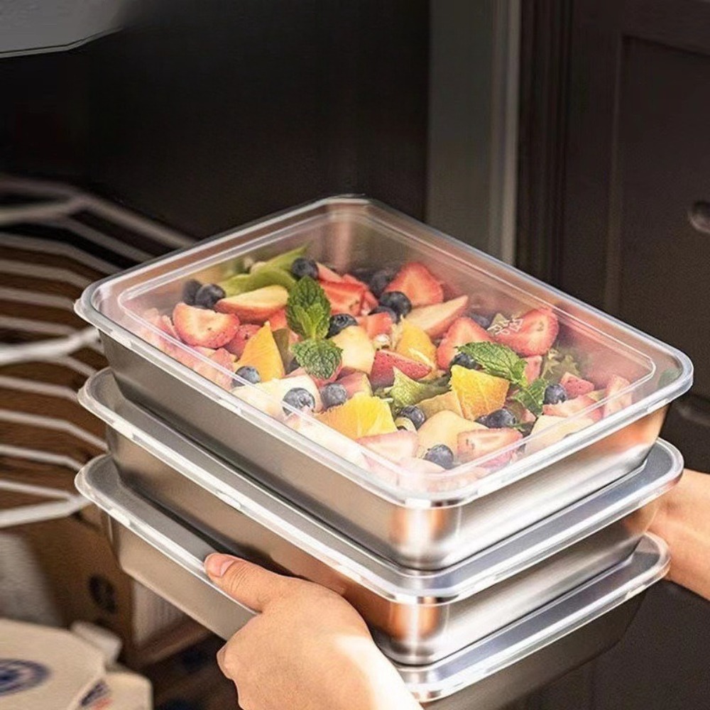 Bandeja de Servicio de Acero I - Storage Food Tray reseña y precio