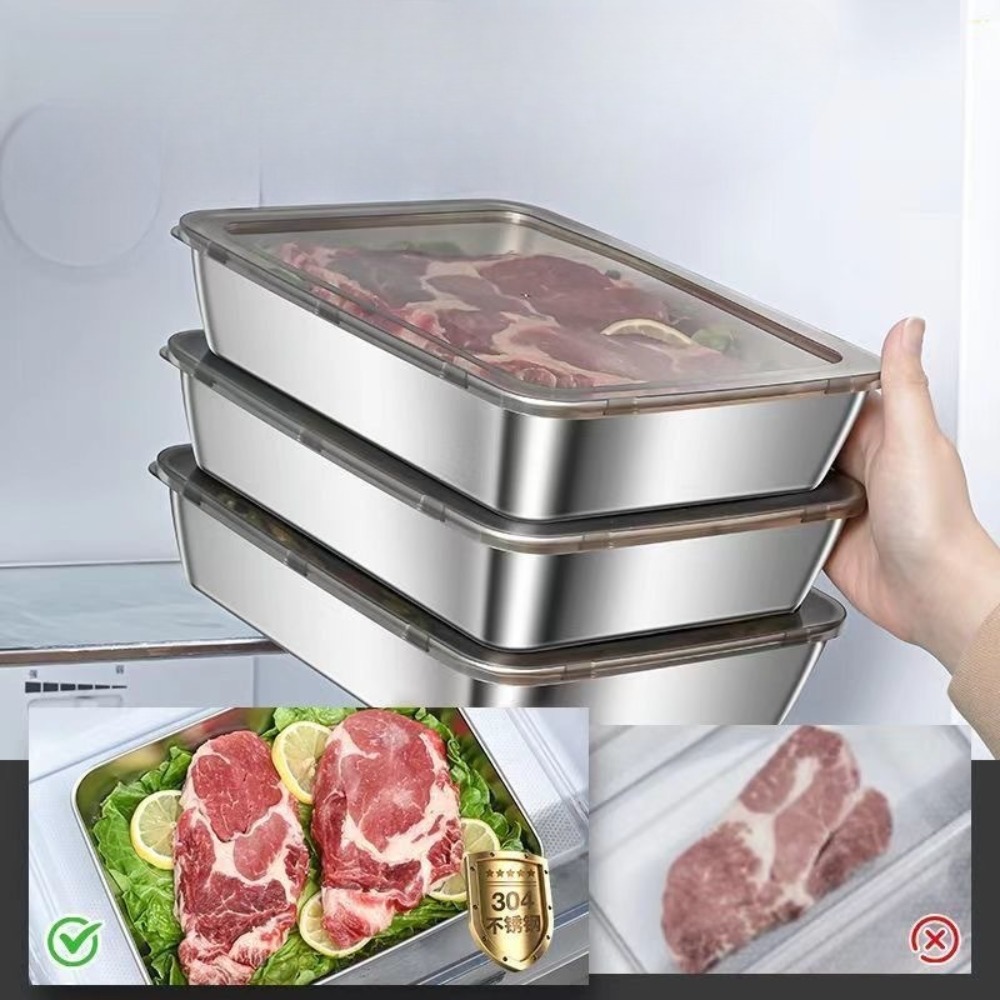 Bandeja de Servicio de Acero I - Storage Food Tray reseña y precio