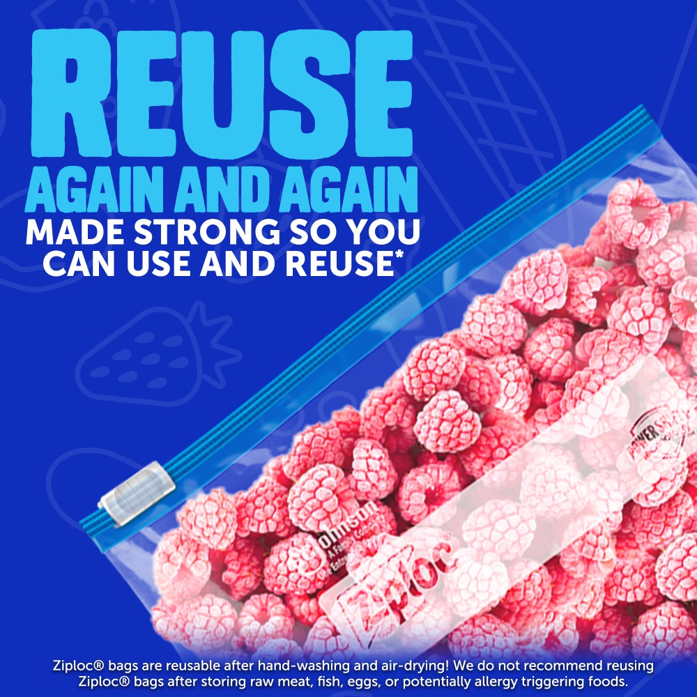 Bolsas para Congelador con Cie - Food Storage Ziploc reseña y precio