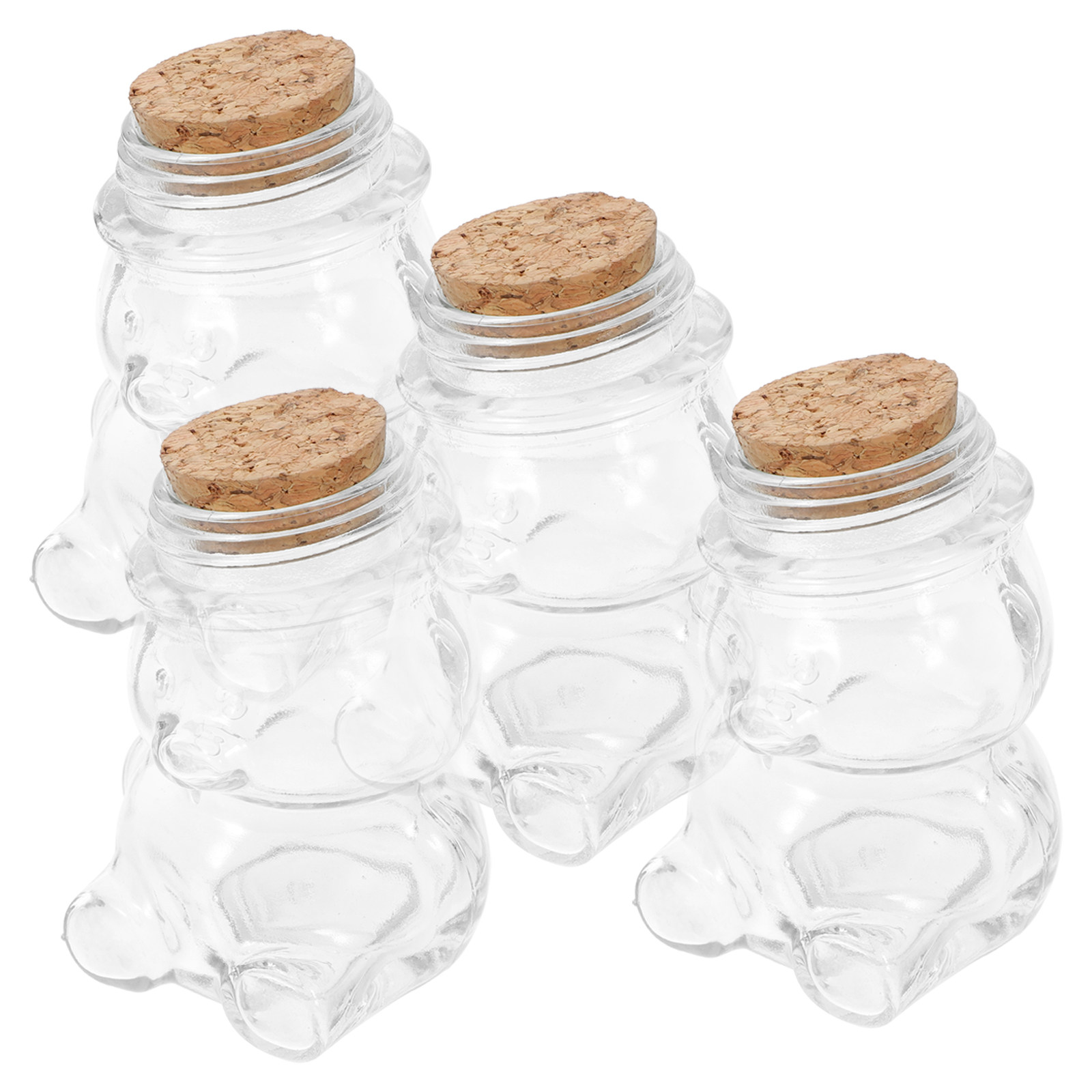 Juego de 4 tarros de cristal t - Food Storage Container reseña y precio