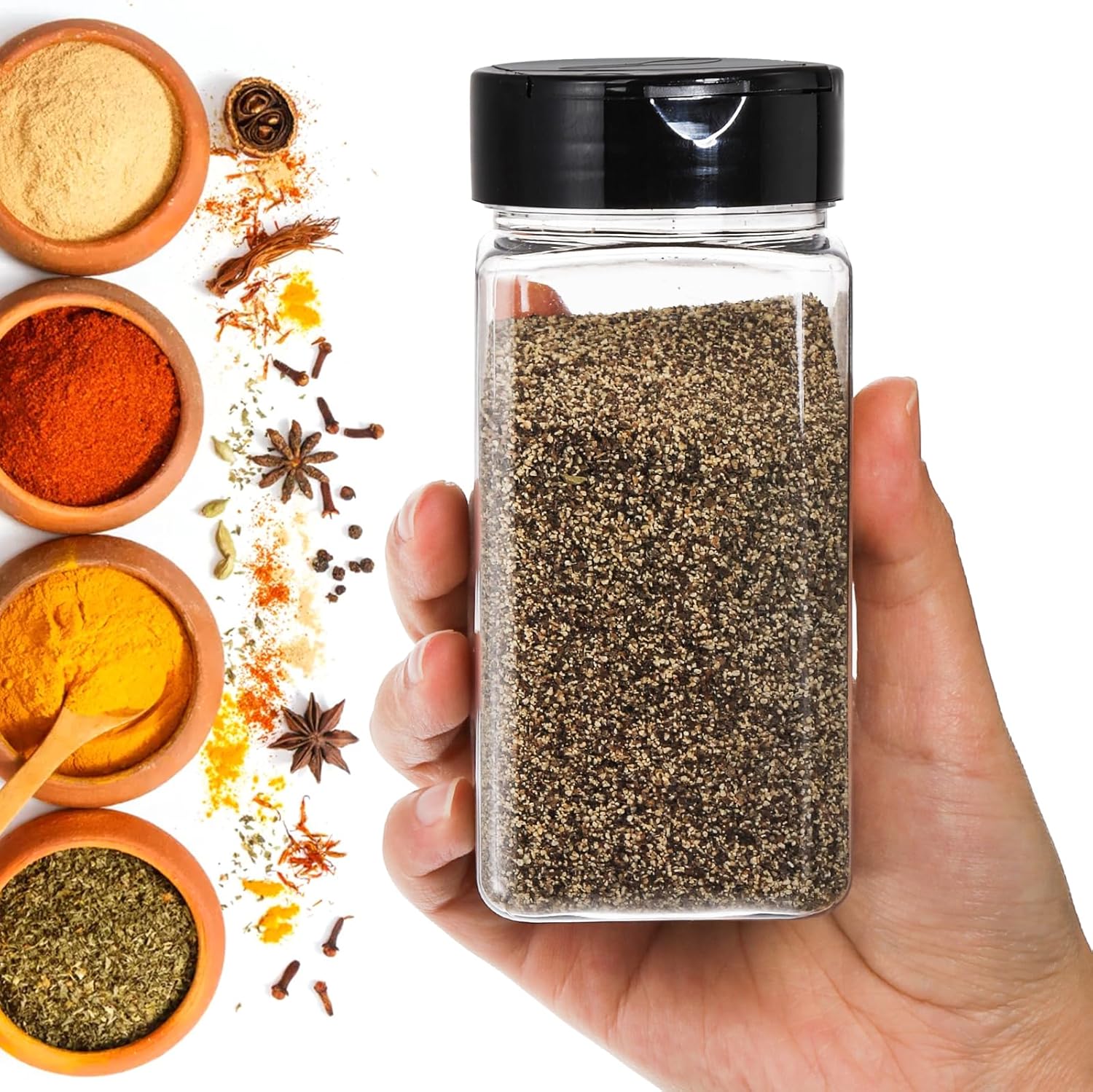 Frascos Cuadrados Grandes de P - Food Storage Large reseña y precio