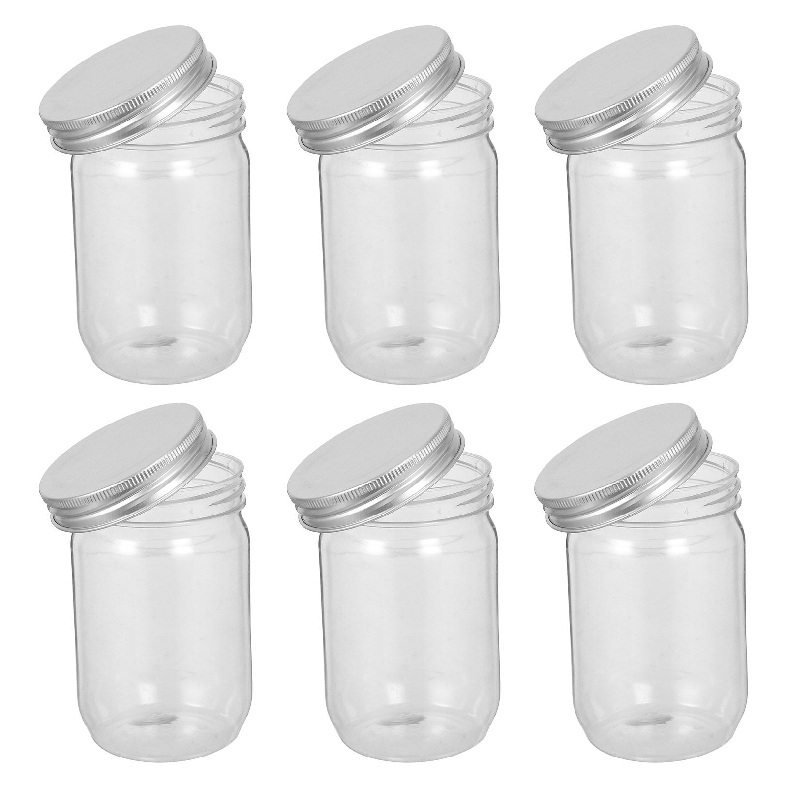 6 Frascos de Plástico Transpar - Food Storage Container reseña y precio