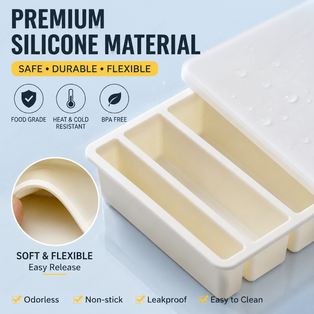 Bandeja de Silicona Resistente - Storage Food Tray reseña y precio