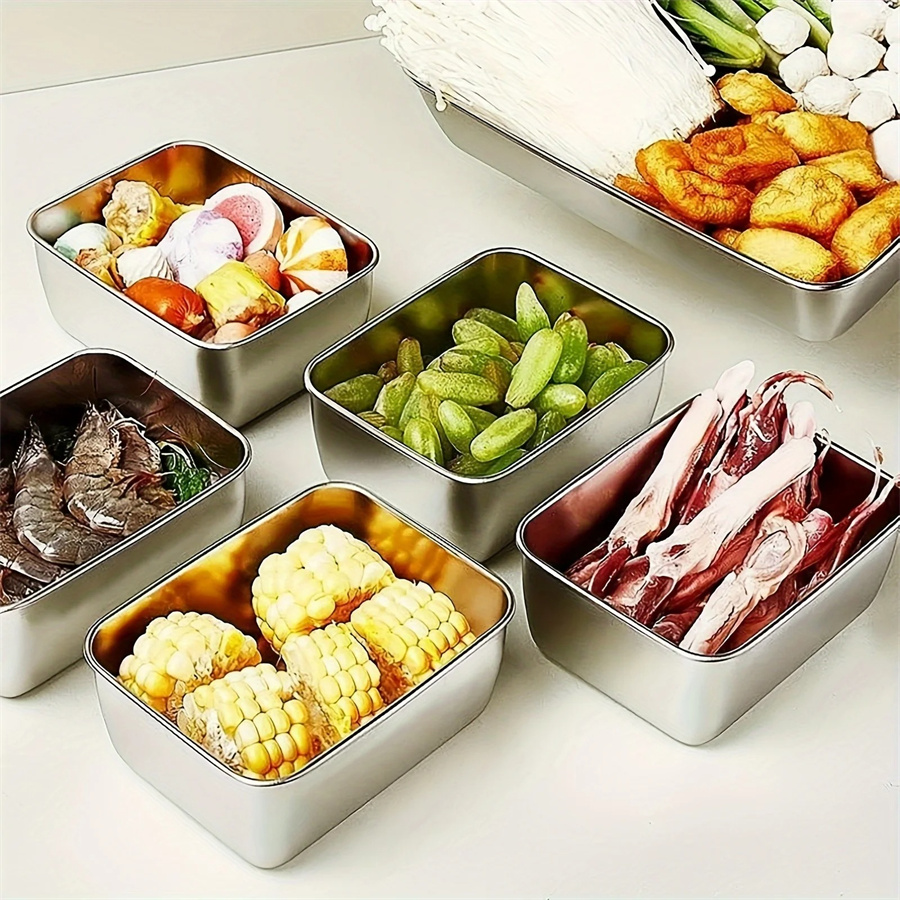 Caja de almacenamiento de alim - Food Storage Box Stainless Steel reseña y precio