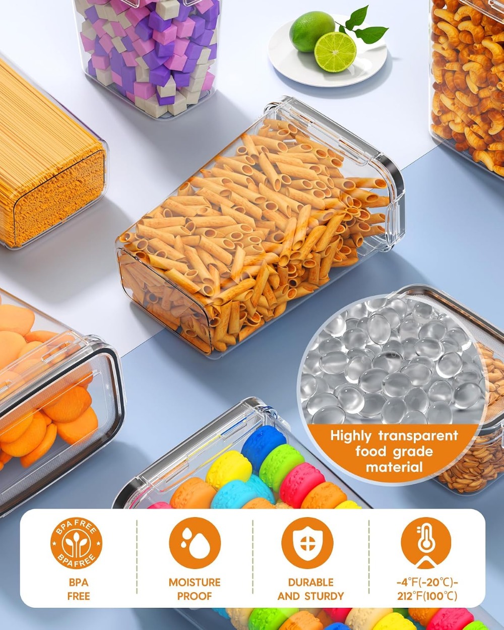 24 Recipientes Herméticos para - Food Storage Container reseña y precio