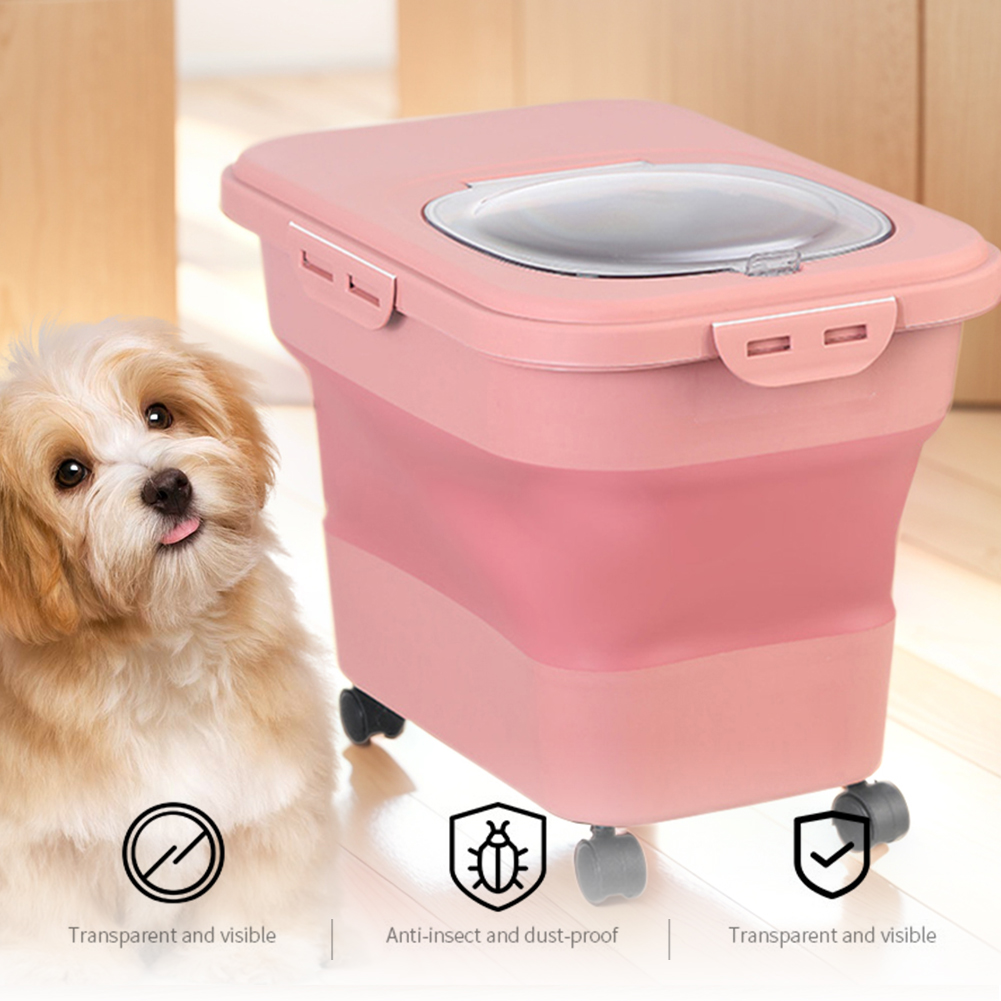 Caja de comida seca plegable p - Food Storage Pet reseña y precio