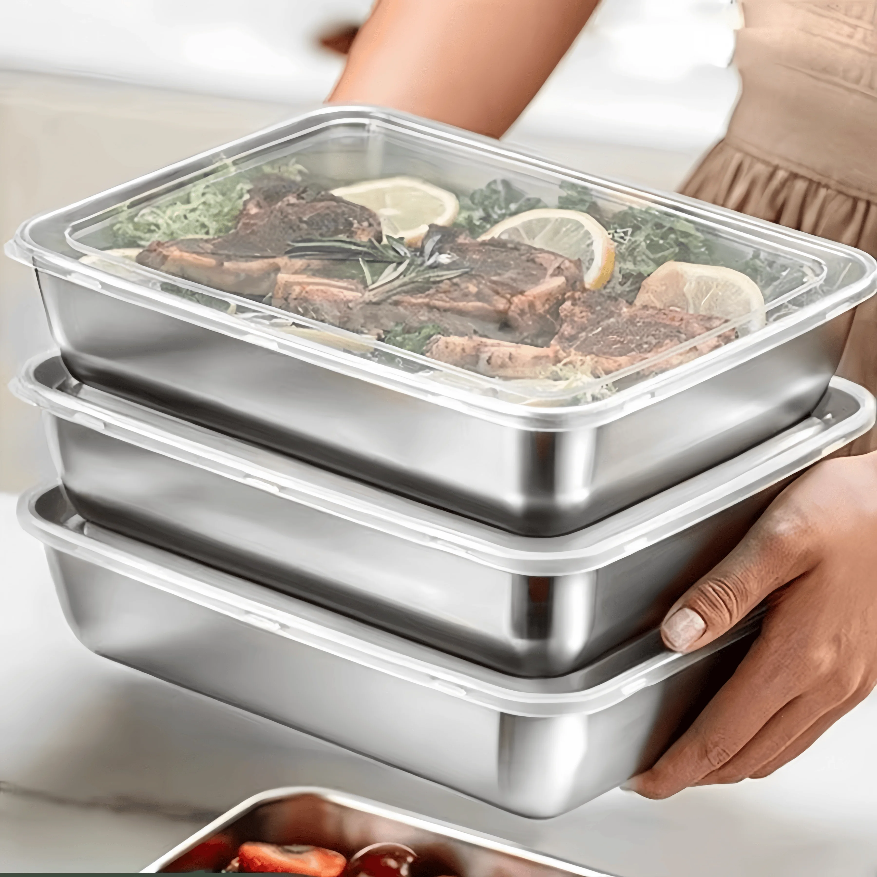Lonchera Hermética de Acero In - Food Storage Box Stainless Steel reseña y precio